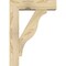 Ekena Millwork Funston Block Rough Sawn Bracket w/ Offset Brace, Douglas Fir, 6"W x 20"D x 28"H BKT0604X20X28FST05RDF - alternate 3